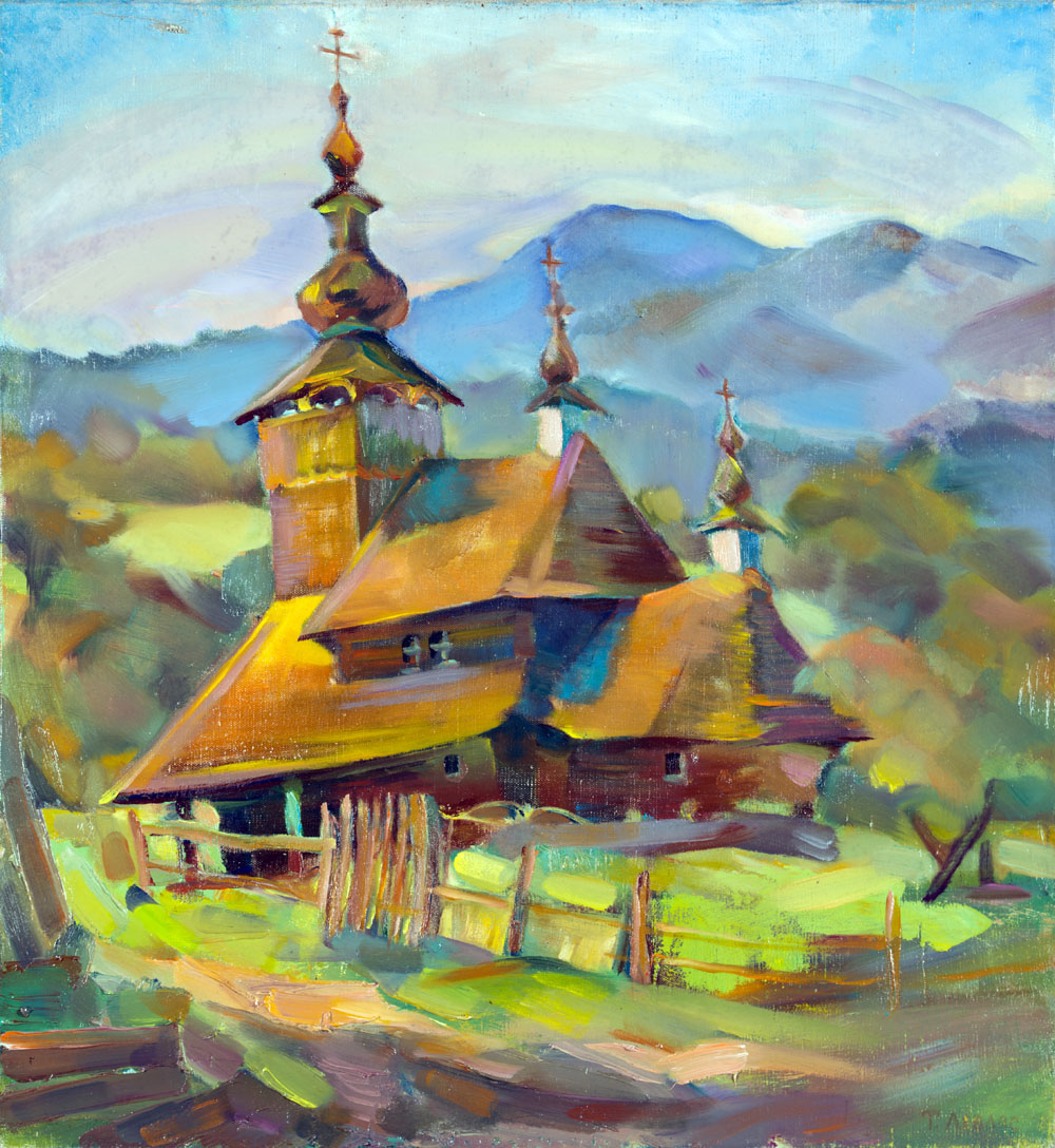 «Храм Свалява-Бистрий». 2012. Полотно, олія